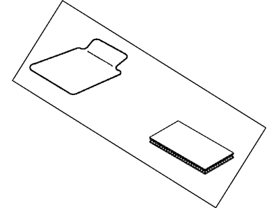 Chrysler 1NK36HL1AC MAT KIT Front & rear Carpet