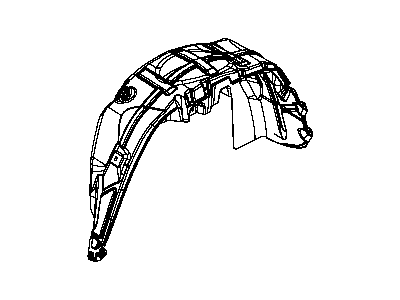 Jeep 68102262AE SHIELD Wheelhouse