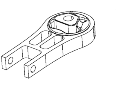 Jeep 68161410AC ENGINE MOUNT Rear