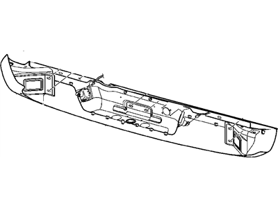 Dodge 68004420AA BUMPER Step Bumper Only