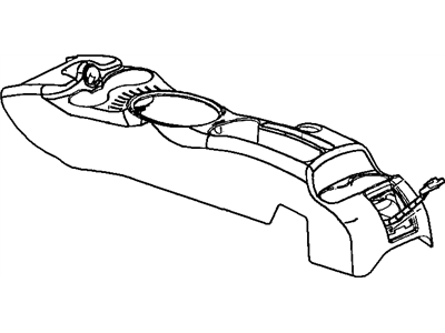 Chrysler RK06WL8AG CONSOLE Floor