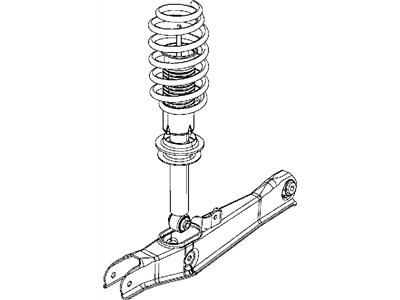 Chrysler 5105790AE SHOCK ABSORBER Suspension