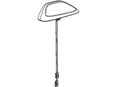 Jeep 5LQ48HVGAA ANTENNA Base Cable And Bracket