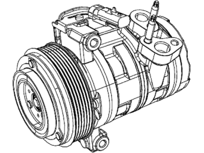 Jeep 68245076AA COMPRESSOR Air Conditioning
