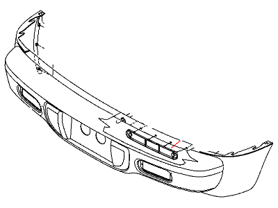 Chrysler ZG97TZZAF FASCIA Rear