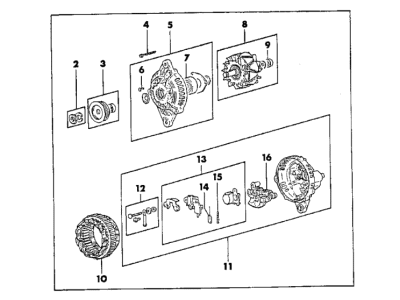 Dodge Ram 50 Alternator - R108230M