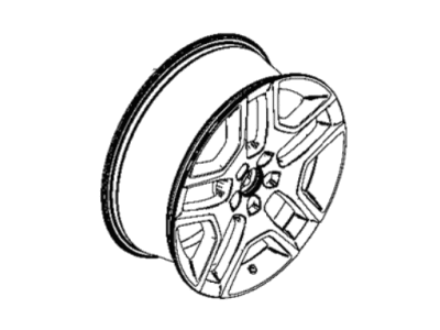 Jeep 6VN21MAAAA Wheel, Alloy