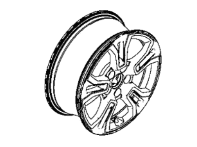 Mopar 6VN19LAUAA Wheel Aluminum