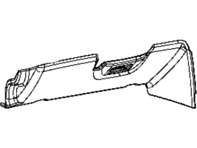Dodge 5LX97DX9AC COVER Steering Column Opening