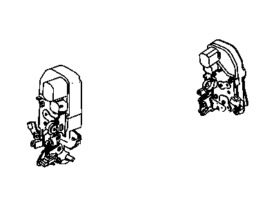 Dodge 55372859AA LATCH Rear Door