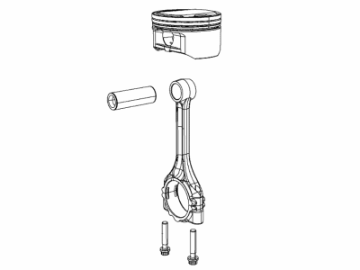 Mopar 5048541AA Piston Pin And Rod A - Size