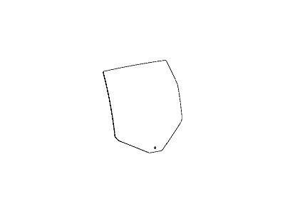 Jeep 55113618AB GLASS Rear Door