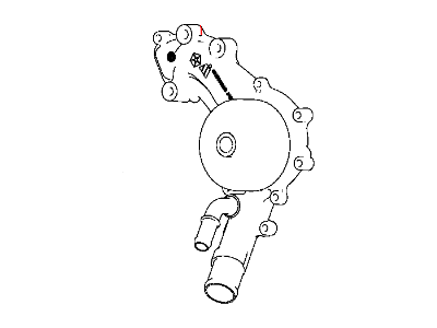 Jeep 68079412AB PUMP Water