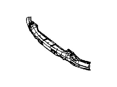Dodge 68006349AA REINFORCEMENT Front Bumper