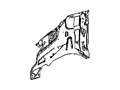 Dodge 68006280AA PANEL Fender