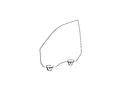 Jeep 68068671AC GLASS Front Door