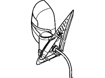 Jeep 5134237AA GLASS Mirror Replacement