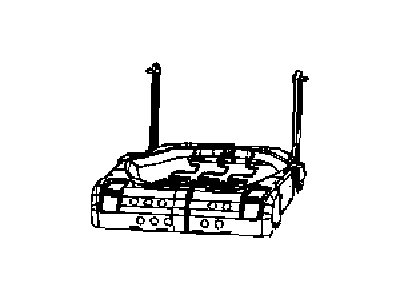 Mopar 68066995AA Frame Rear Seat Cushion Left