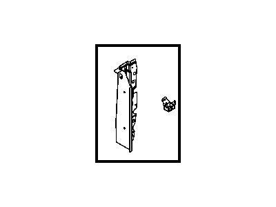 Dodge 68026552AA REINFORCEMENT D Pillar