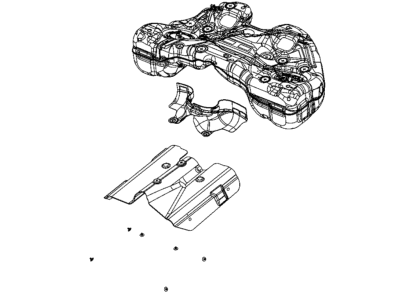 Dodge 68494563AA TANK Fuel