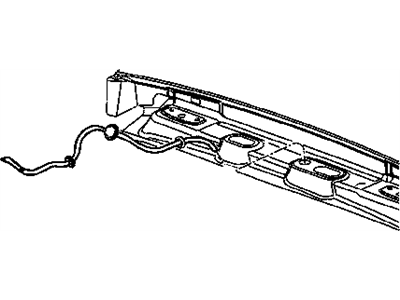 Mopar 4894286AD Hose Liftgate Washer 4894286AD Mopar Hose Liftgate Washer Illustration 1 of 1