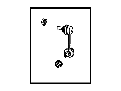 Jeep 5174245AA LINK KIT Stabilizer Bar