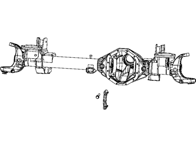 Mopar 68034346AA Housing Axle