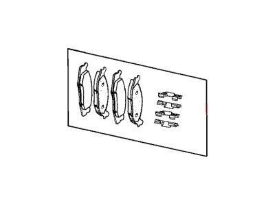 Mopar 68052370AB Pad Kit Front Disc Brake