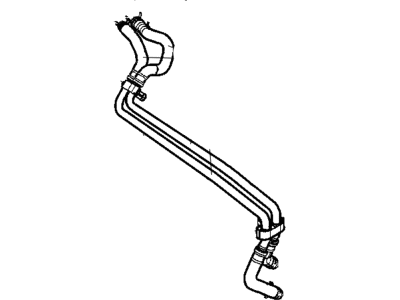 Jeep 55037877AA HOSE Heater Supply and Return