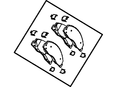 Dodge Ram 2500 Brake Pad - 1BP00295AA