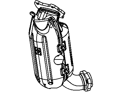 Dodge 68036151AE MANIFOLD Exhaust and Catalytic Converter