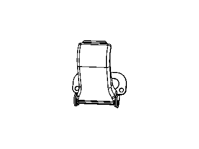 Jeep 68004562AD LATCH AND BASE Targa Panel Header