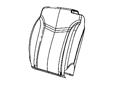 Chrysler 1UM95HL1AA COVER Front Seat Back