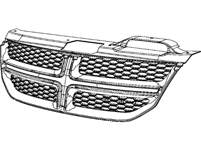 Dodge 5NB56TZZAA GRILLE