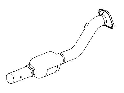 Jeep 5105428AC PIPE AND CONVERTER Exhaust
