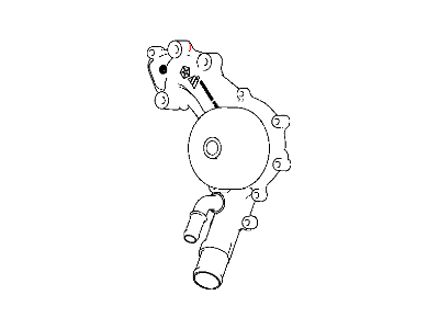 Ram 68158680AB PUMP Water