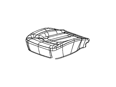 Mopar 6EC21PD2AB Cover Front Seat Cushion 6EC21PD2AB Mopar Cover Front Seat Cushion Illustration 1 of 1