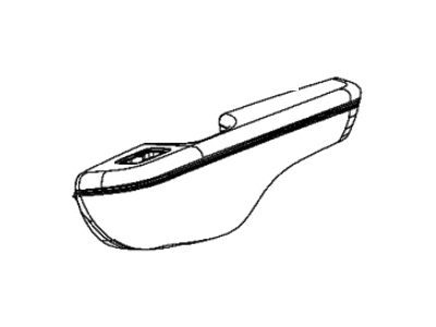 Chrysler 1YZ681KXAC ARMREST Rear Door Trim