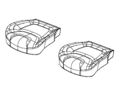 Jeep 6SS98RB5AA COVER Front Seat Cushion