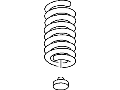 Dodge 68050566AA SPRING Front Coil