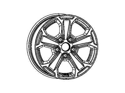 Jeep 6ED73MALAA WHEEL Aluminum