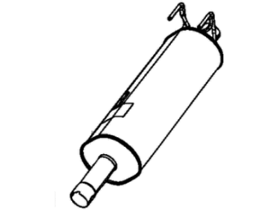 Ram 68225051AE MUFFLER Exhaust