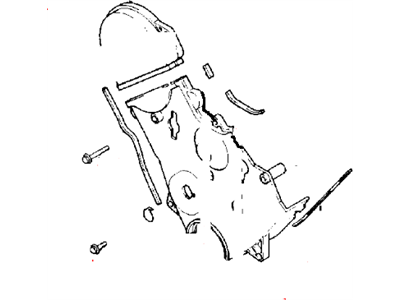 Dodge MD144769 Lower Timing Cover