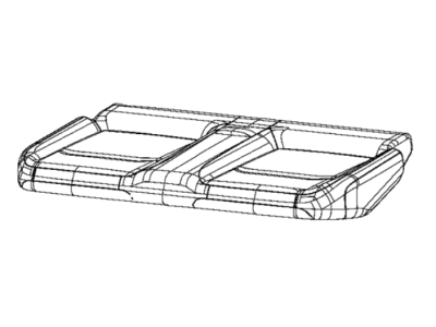 Jeep 7CH27LA3AA COVER Rear Seat Cushion