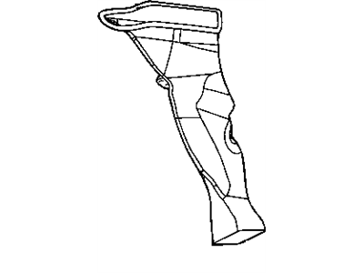 5058414AC Mopar Duct Rear A/C Illustration 1 of 1