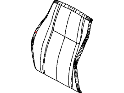 Jeep 1RW82DK2AB COVER Front Seat Back
