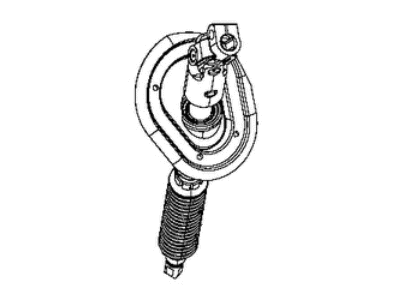 Ram 68469694AA SHAFT Steering column intermediate