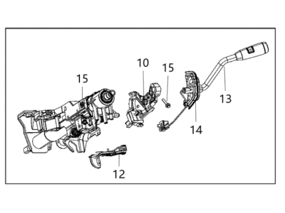 Ram 6ZG611C5AA COLUMN Steering
