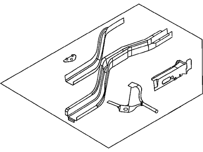 Dodge 4882820 Rail - Floor Pan Side
