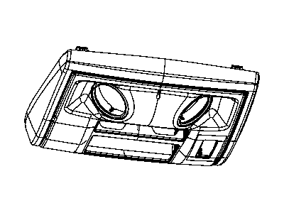 Dodge 1LX411W1AA CONSOLE Overhead